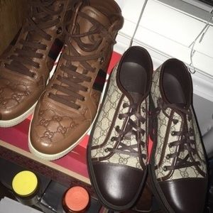 Gucci shoes and gucci belt